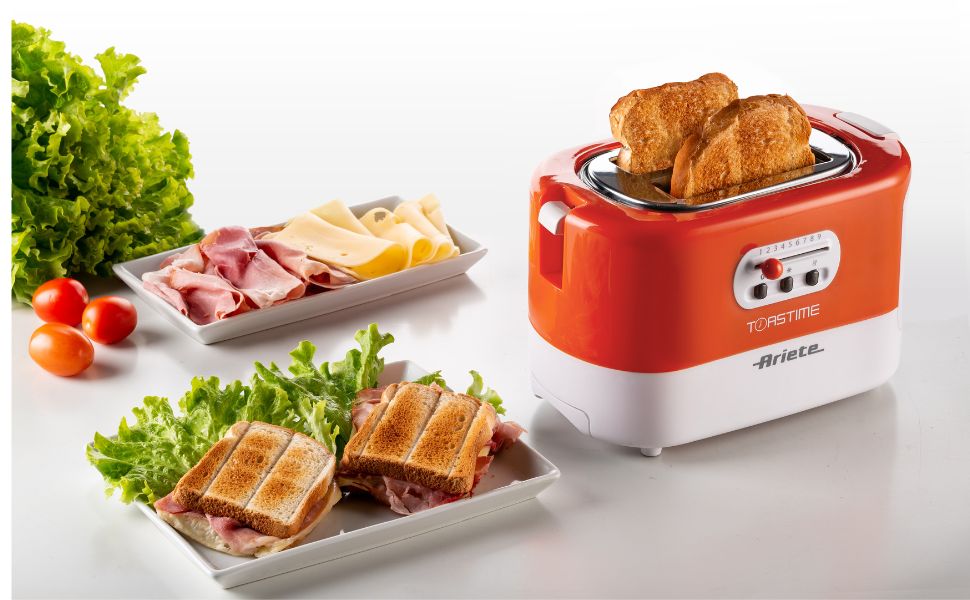 Ariete-159-Toastime-Orange-Toaster-2-Slice-Capacity-9-Browning-Levels-700-W-3-Functions-Orange-no-pl-B0BFM2QJMW